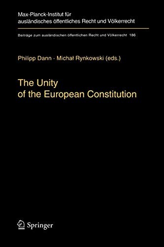 Cover for The Unity of the European Constitution
