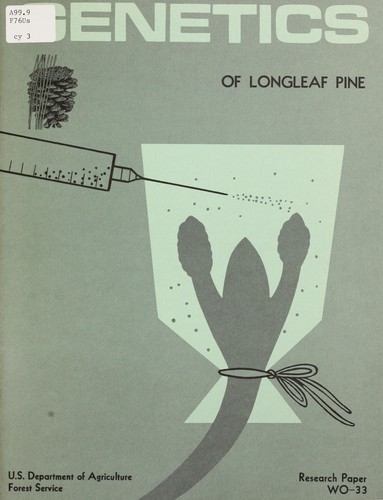 Cover for Genetics of Longleaf pine