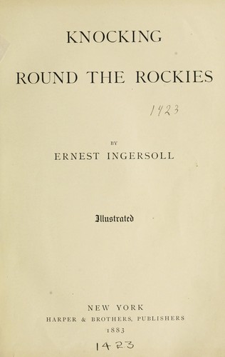 Cover for Knocking round the Rockies