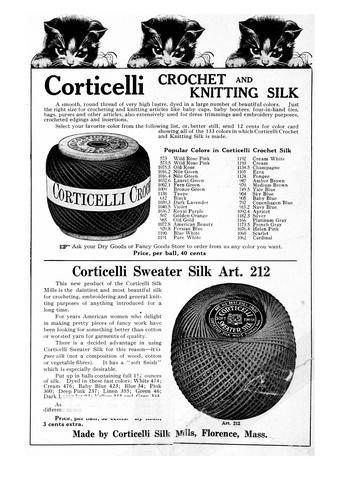 Cover for Corticelli lessons in tatting