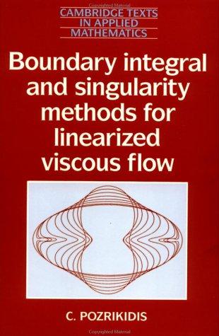 Cover for Boundary integral and singularity methods for linearized viscous flow