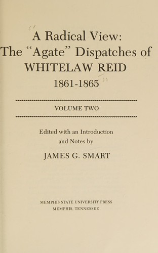 Cover for A radical view