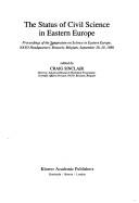 Cover for The status of civil science in Eastern Europe