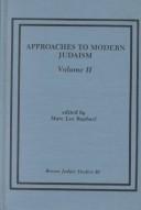 Cover for Approaches to Modern Judaism I (Brown Judaic Studies, No. 49, etc.)