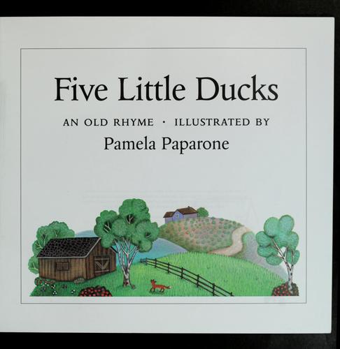 Cover for Five little ducks
