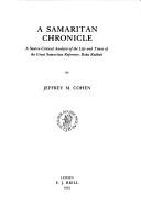 Cover for A Samaritan chronicle