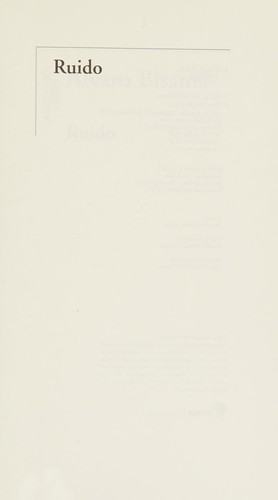 Cover for Ruido