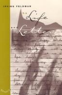 Cover for The life and letters