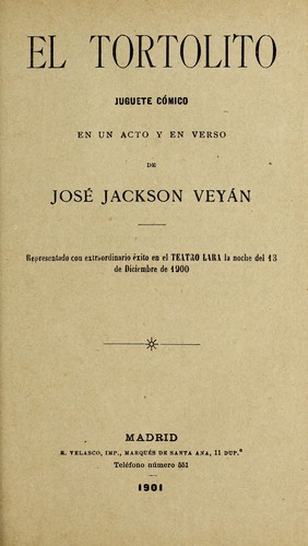 Cover for El tortolito