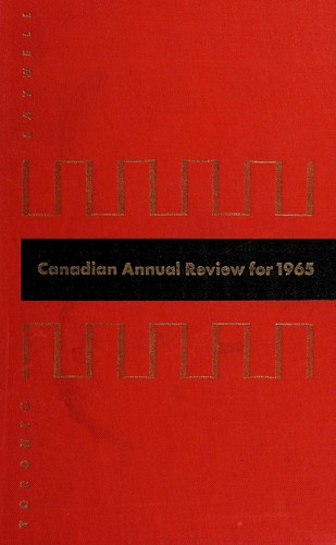Cover for Canadian Annual Review for 1965