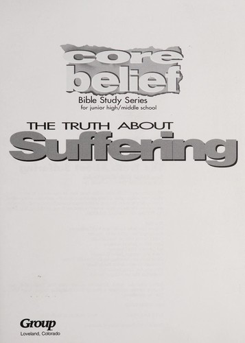Cover for The Truth about Suffering