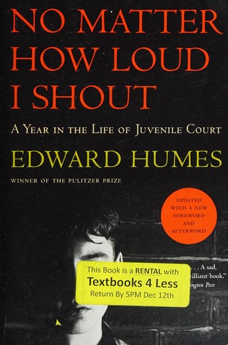 Cover for No matter how loud I shout