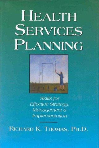 Cover for Health Services Planning