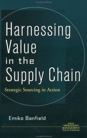 Cover for Harnessing Value in the Supply Chain