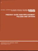Cover for Freeway guide sign replacement