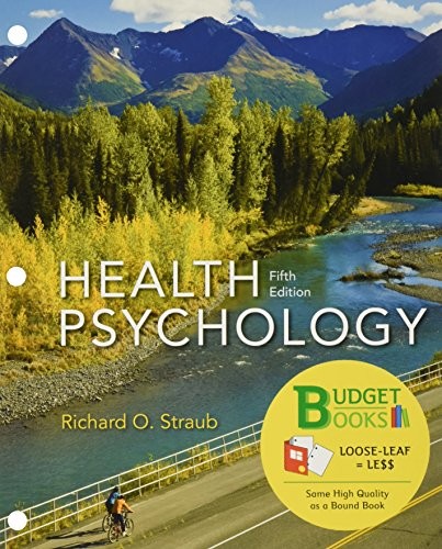 Cover for Loose-leaf Version for Health Psychology