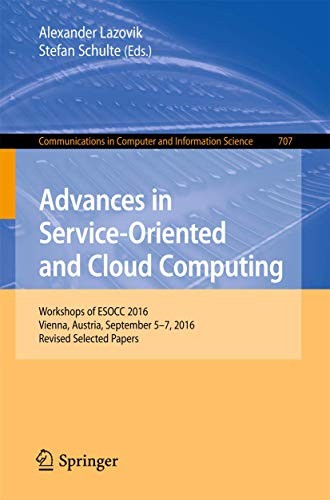 Cover for Advances in Service-Oriented and Cloud Computing