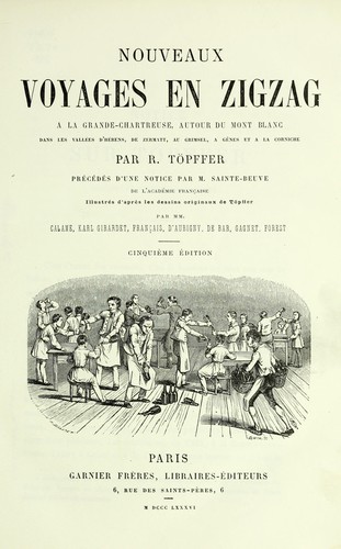 Cover for Nouveaux voyages en zigzag à la Grande-Chartreuse