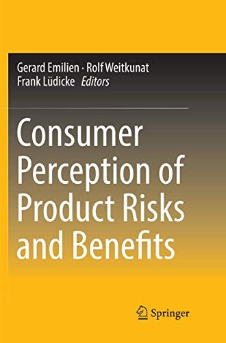 Cover for Consumer Perception of Product Risks and Benefits