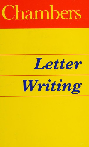 Cover for Chambers Letter Writing (English Usage)