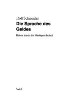 Cover for Die Sprache des Geldes