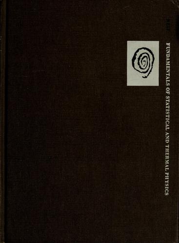 Cover for Fundamentals of statistical and thermal physics