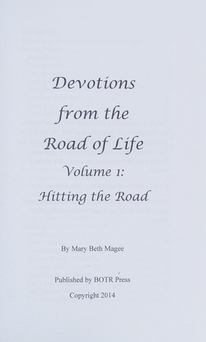 Cover for Devotions from the Road of Life