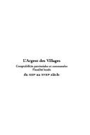 Cover for L' argent des villages du XIIIe au XVIIIe siècle