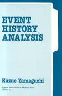 Cover for Event history analysis