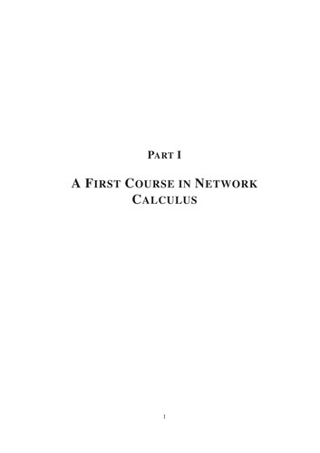 Cover for Network calculus