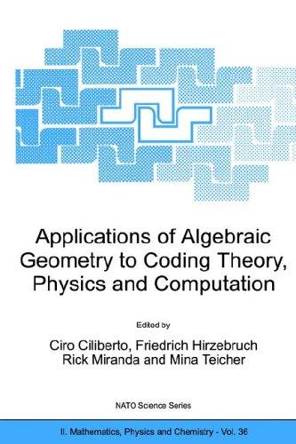 Cover for Applications of Algebraic Geometry to Coding Theory, Physics and Computation (NATO Science Series II: Mathematics, Physics and Chemistry)