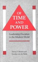 Cover for Of time and power