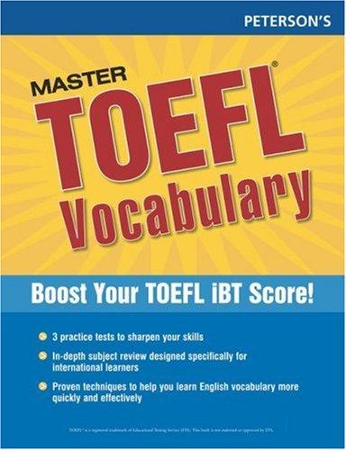 Cover for Master the TOEFL Vocabulary, 1st ed
