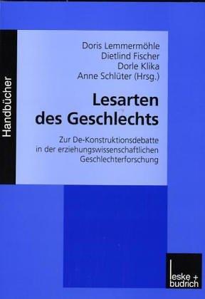 Cover for Lesarten des Geschlechts.