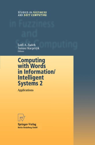 Cover for Computing with words in information/intelligent systems