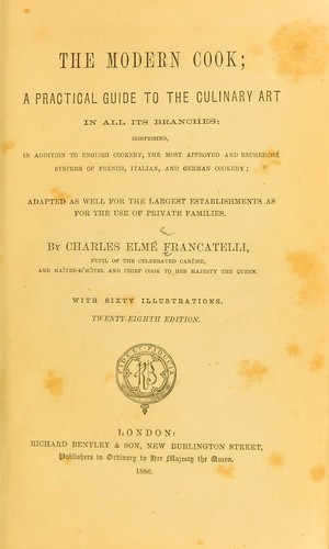Cover for The modern cook