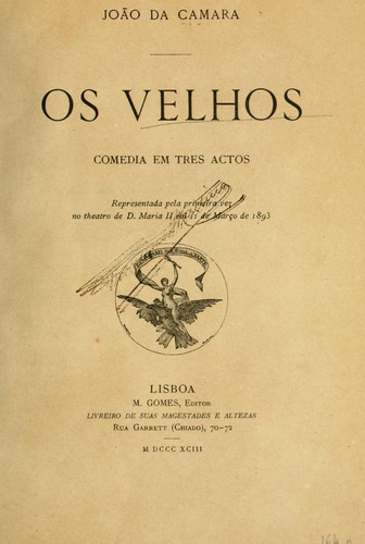 Cover for Os velhos