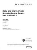 Cover for Noise And Information in Nanoelectronics, Sensors, And Standards 3