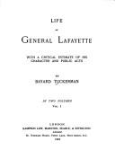 Cover for Life of General Lafayette