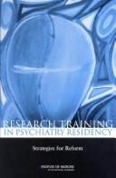 Cover for Research training in psychiatry residency