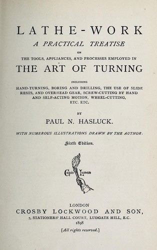 Cover for Lathe-work