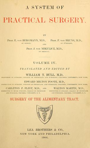 Cover for A system of practical surgery