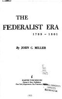 Cover for The Federalist Era 1789-1801