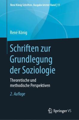 Cover for Schriften zur Grundlegung der Soziologie