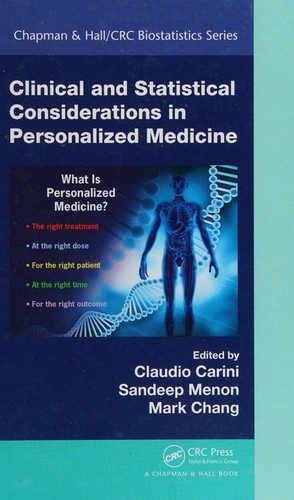 Cover for Clinical and statistical considerations in personalized medicine