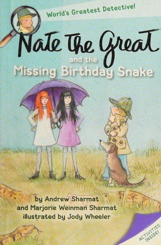 Cover for Nate the Great and the missing birthday snake