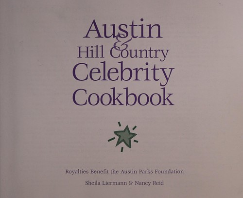 Cover for Austin & Hill Country celebrity cookbook