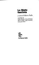 Cover for Lo stato fascista