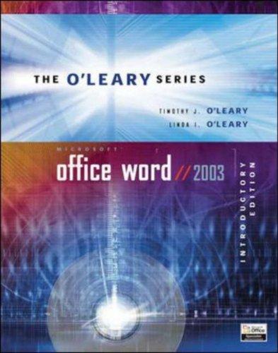 Cover for Microsoft Office Word 2003