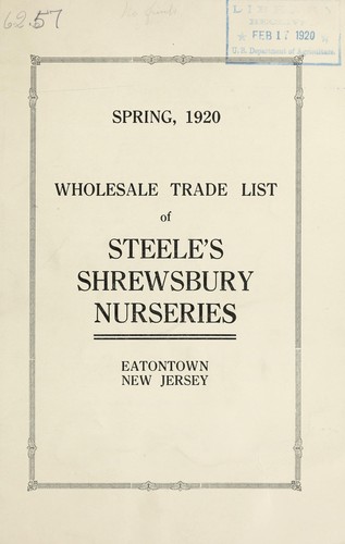 Cover for Spring, 1920